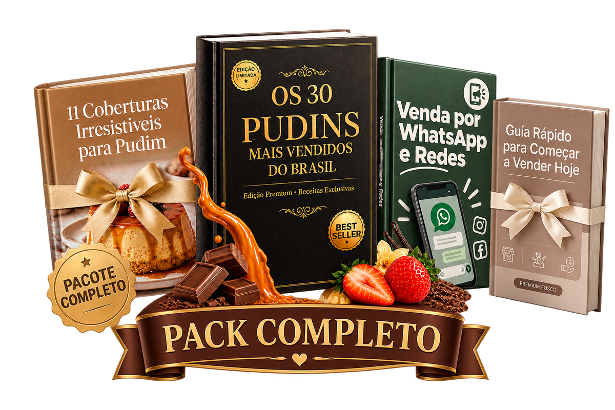 Pack Completo Pudim Sem Forno
